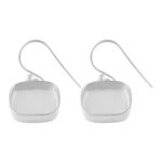 925 Sterling Silver Cushion Earring - Image 4