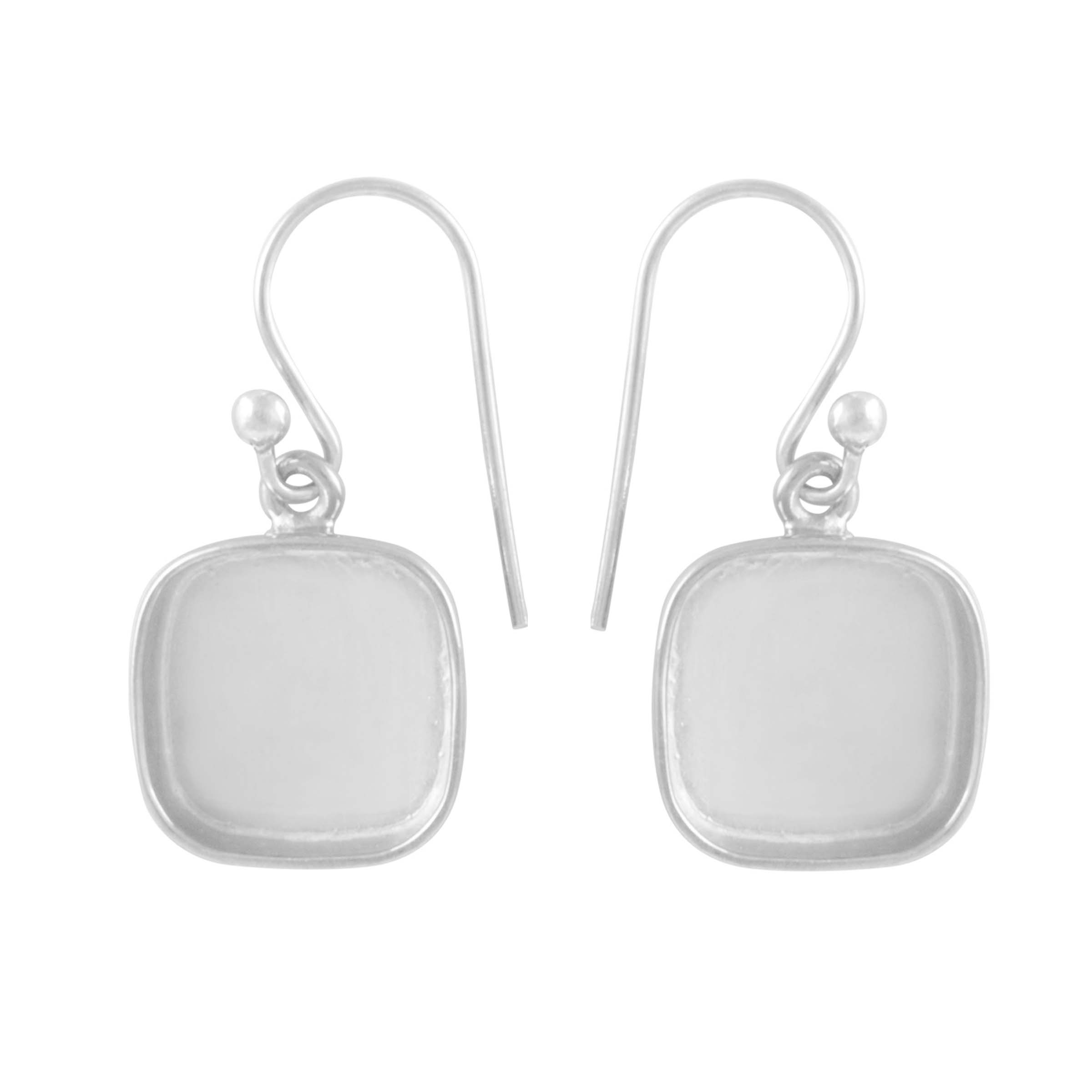 925 Sterling Silver Cushion Earring