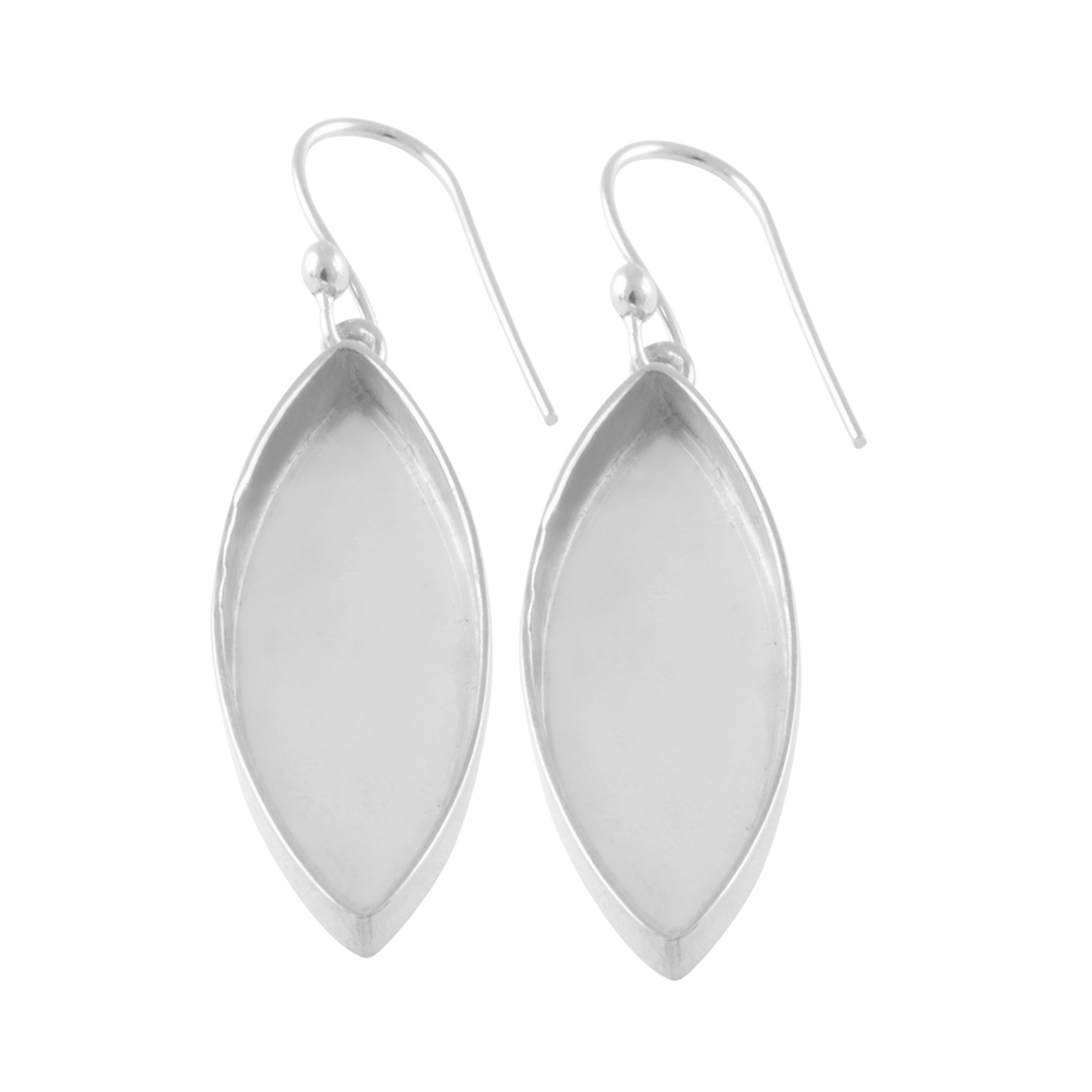 925 Sterling Silver Marquise Earring