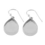 925 Sterling silver Pear Earring - Image 4