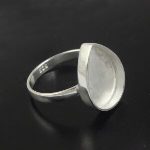 925 Sterling Silver Pear Ring
