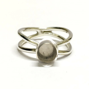 925 Sterling Silver Round Galaxy Plain band Ring
